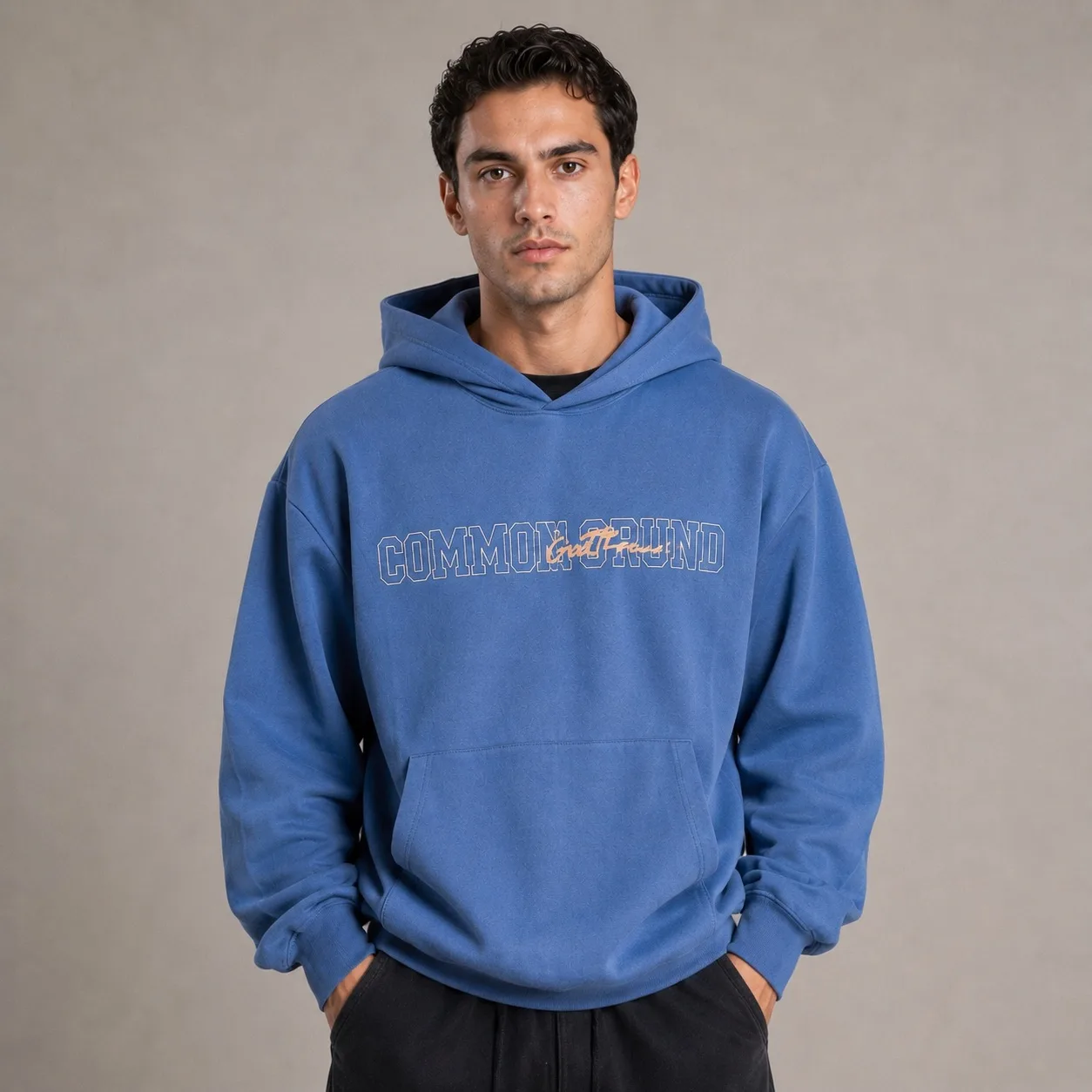Alternative view of 50 Hoodie Blue Fade