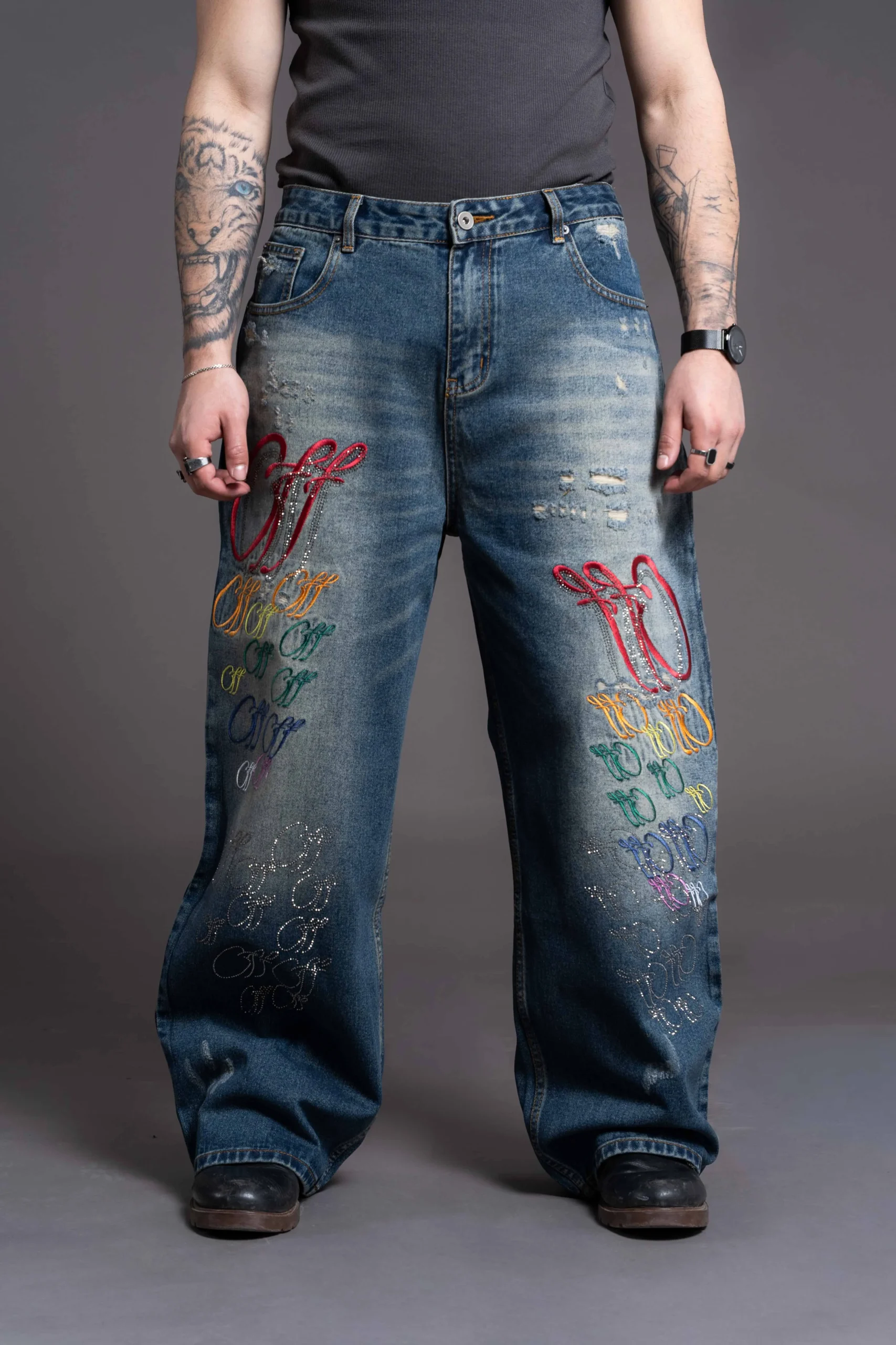 Alternative view of Baggy Embroidery