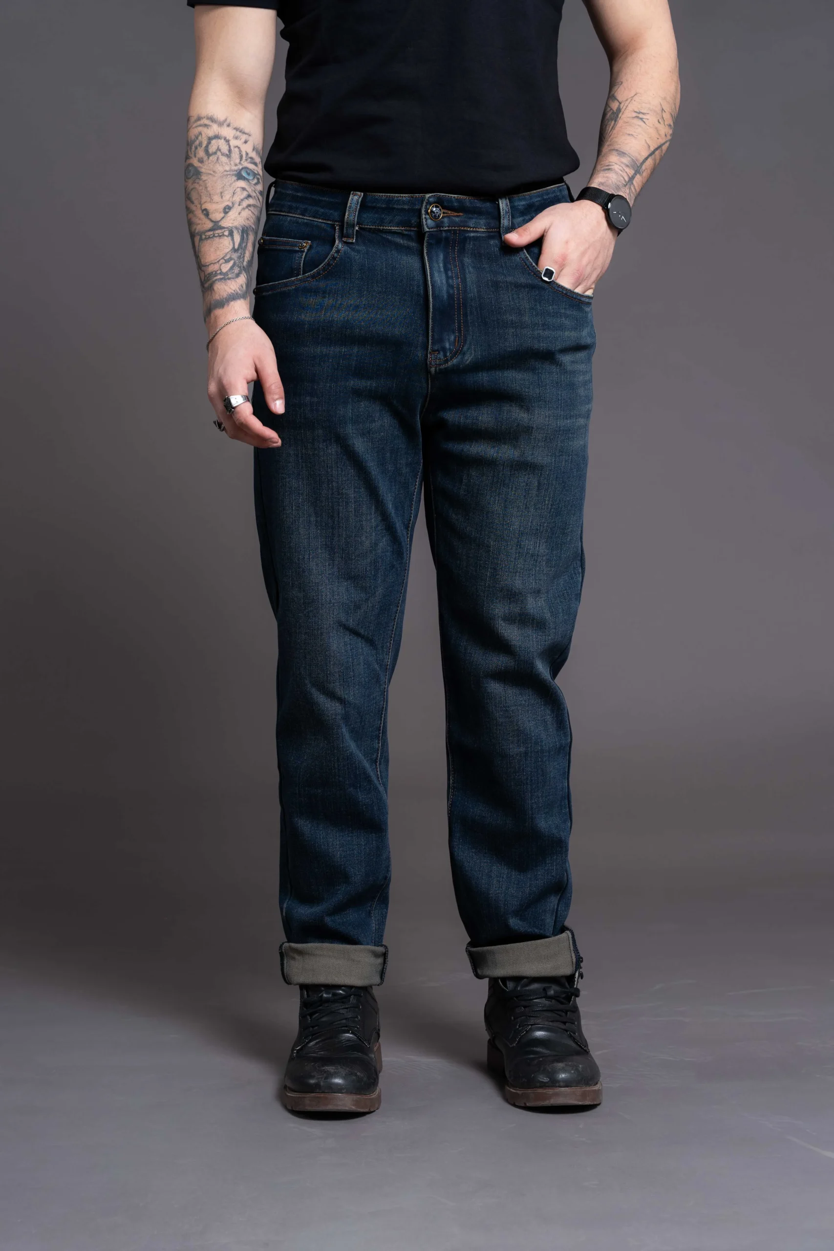 Alternative view of Jean Straight Indigo Classic