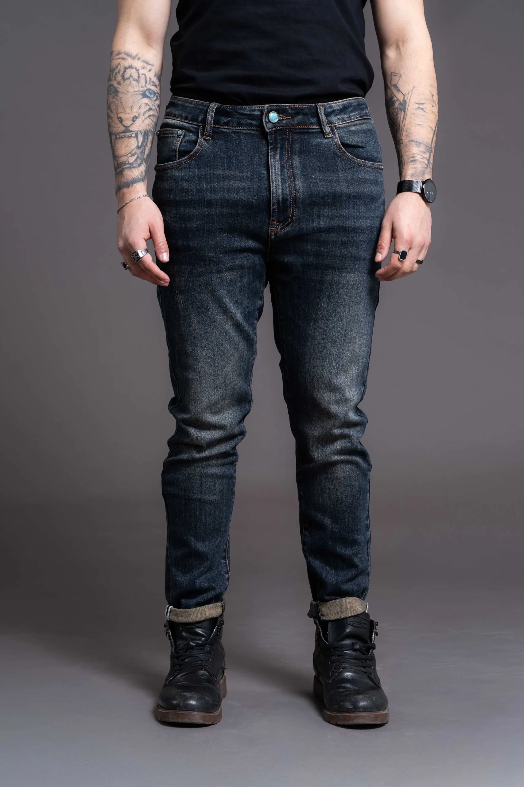 Alternative view of Jean Slim Deep Indigo