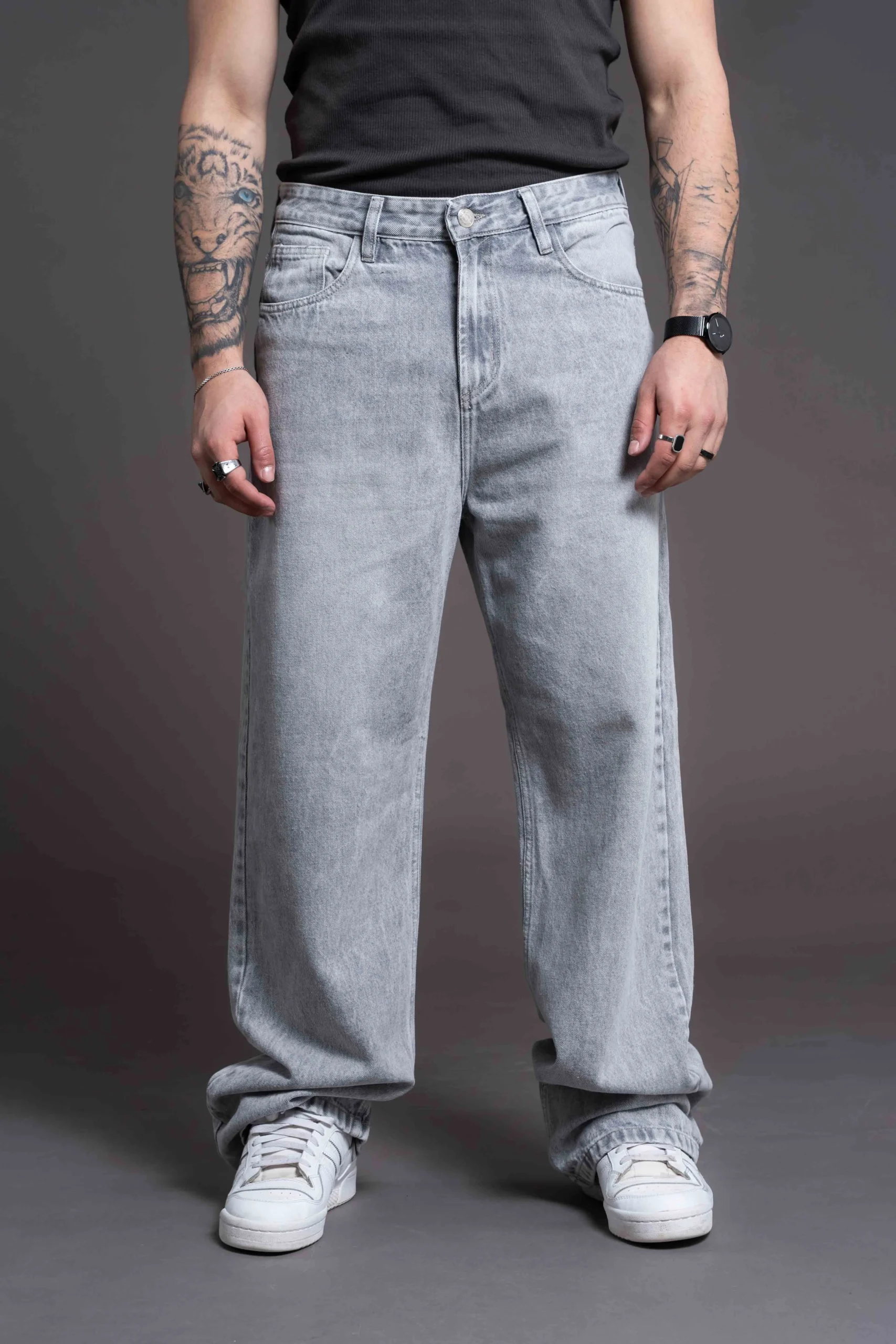 Alternative view of Baggy Frost Grey