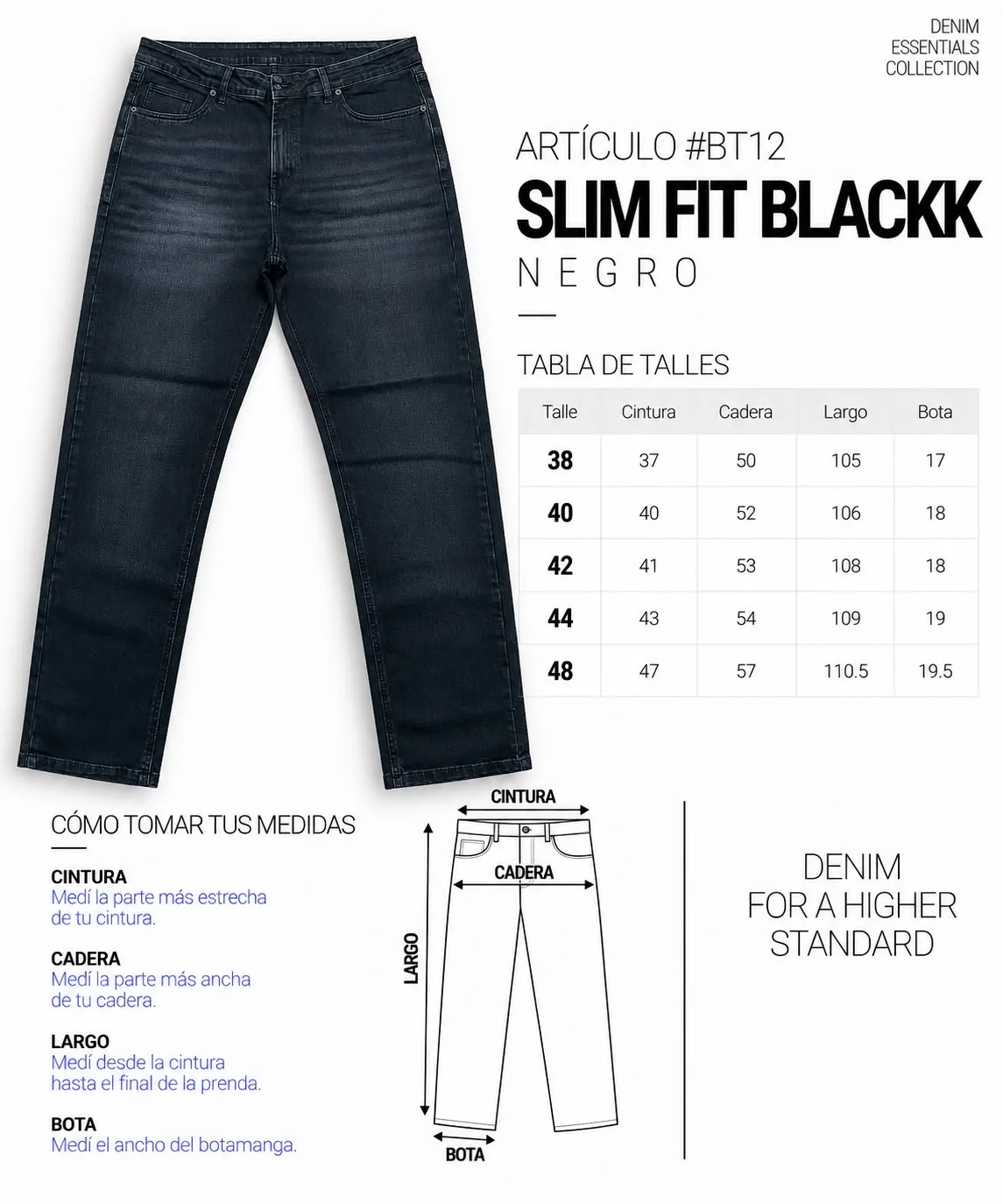 Slim Fit Black - Imagen 5